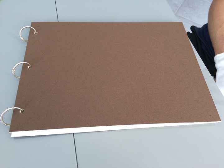 Fabrication livre d'or: check! - 1