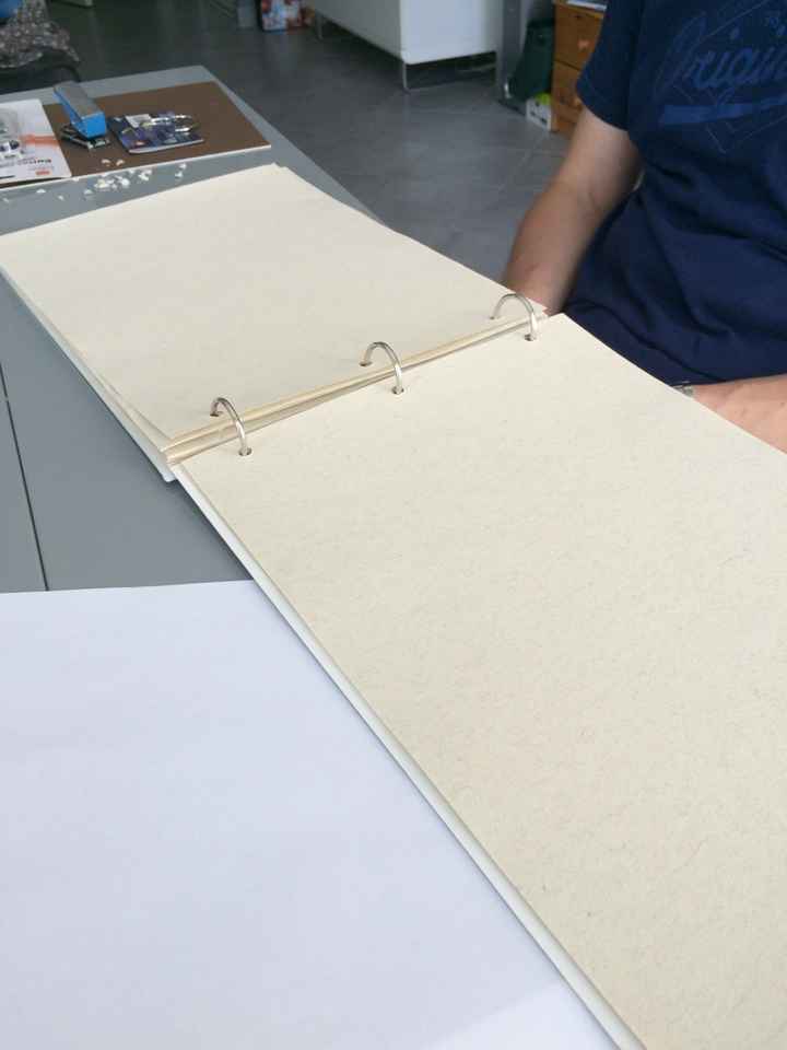 Fabrication livre d'or: check! - 2