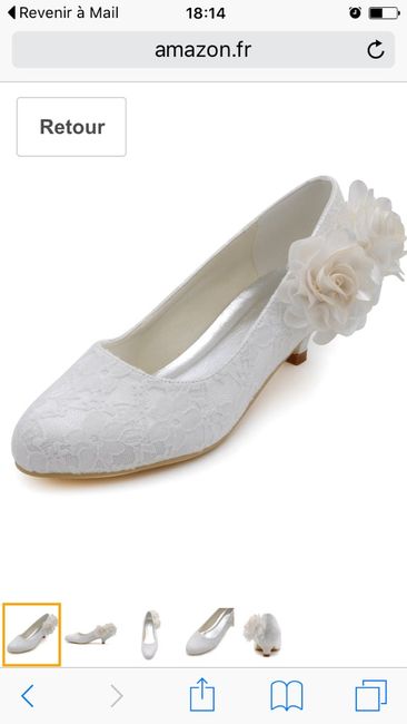 Chaussure dentelle - 1