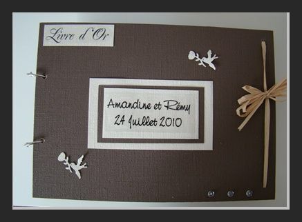 Fabrication livre d'or: check! - 3