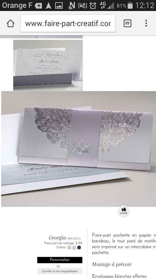 Vos avis sur ces faire part svp :) - 1