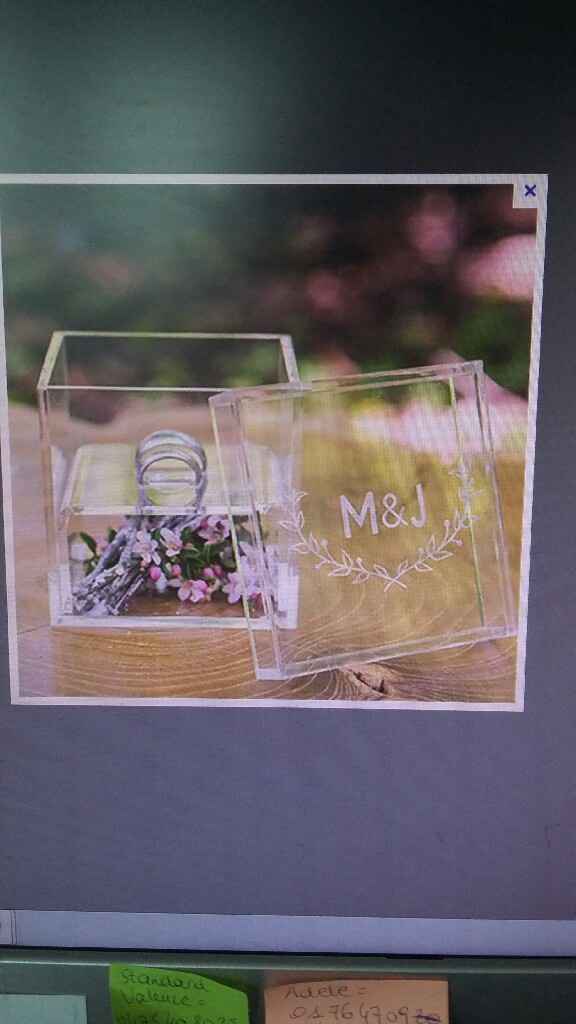 Boîte pour nos alliances - 1