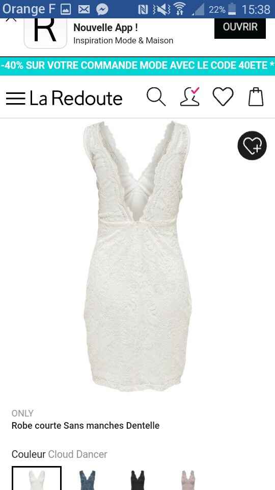 A 9 jours du mariage j'ai trouvé ma robe pour la mairie lol - 2