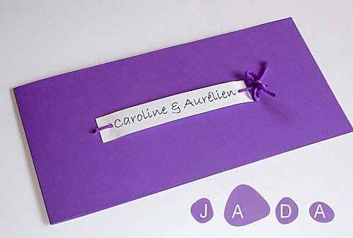 Autre style de faire-part qui me plait