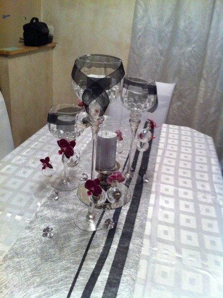 mon centre de table essai