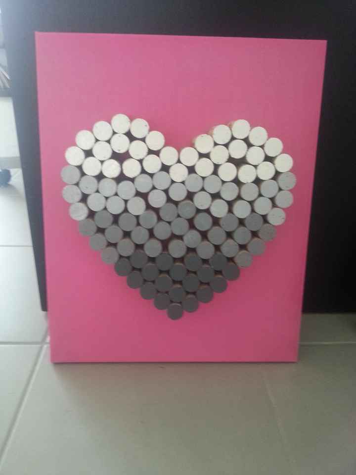 Nos tableaux coeurs en bouchons en liège - 3