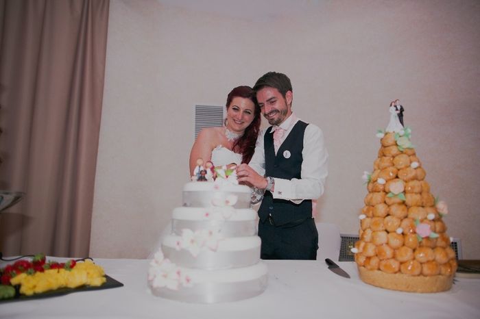 la découpe du gateau