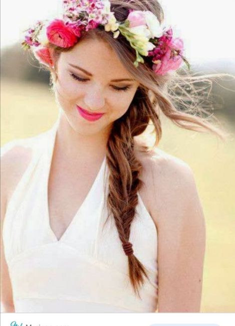 Mes idées coiffures 💇‍♀️ et ma couronne de fleurs 💐 2