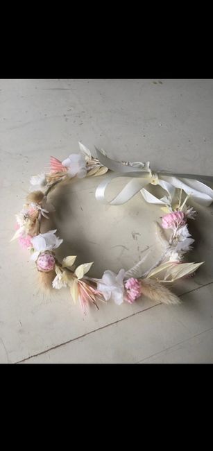 Mes idées coiffures 💇‍♀️ et ma couronne de fleurs 💐 4