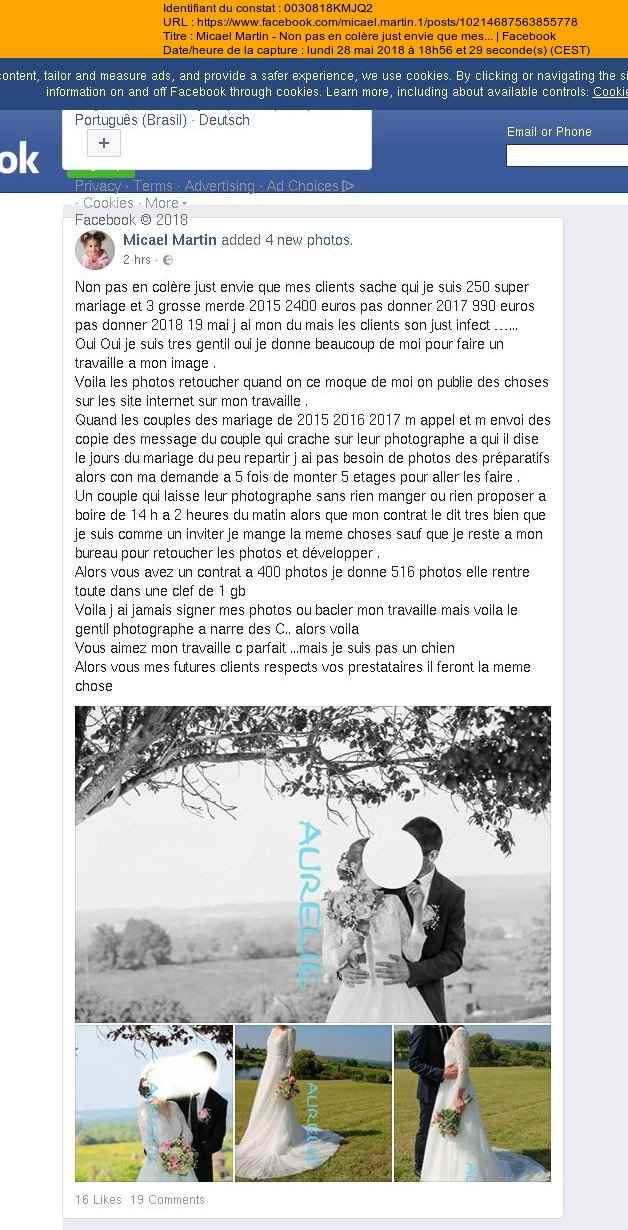 Mensonges Micael Martin