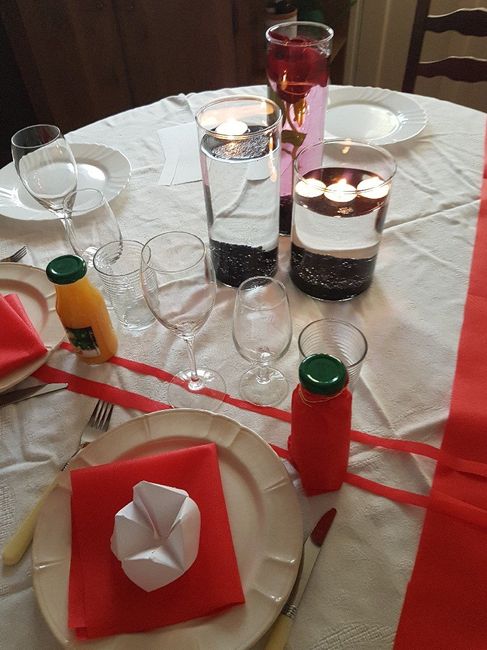 Essai décoration table - 2