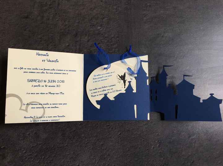  Faire part sur le thème Disney - 2