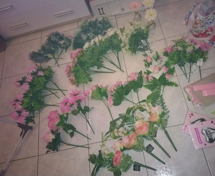 Centre de table en fleurs artificielles ? - 2