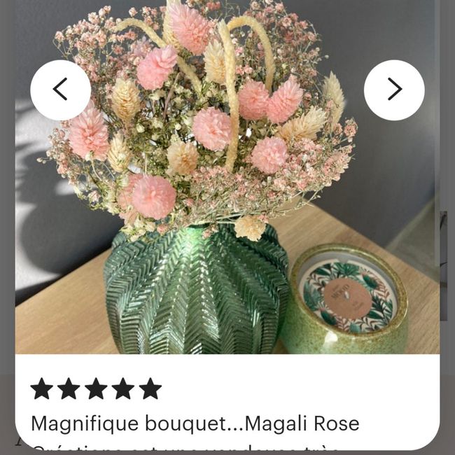 Bouquet de Mariee fleurs sechees? 2