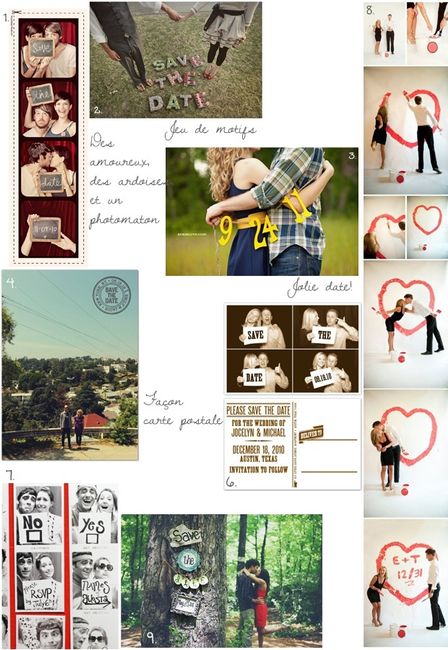 Idee save the date 