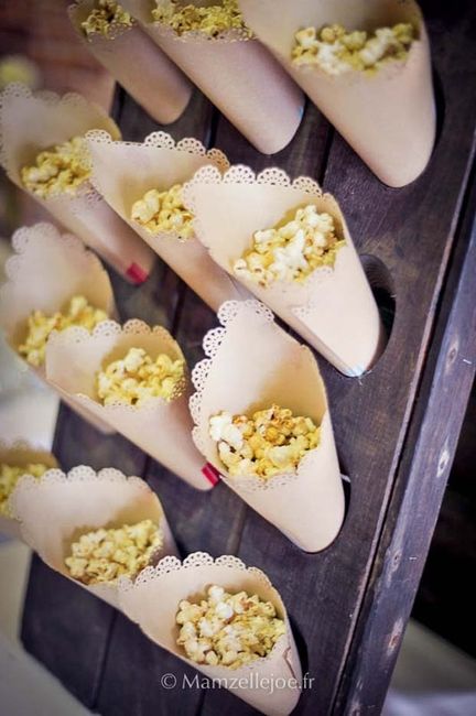 Idee accompagnant le candy bar 