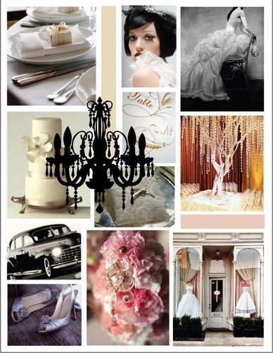 Inspiration pour le théme rétro chic  