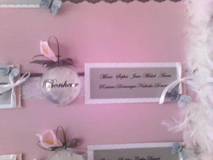 mon plan de table...detail