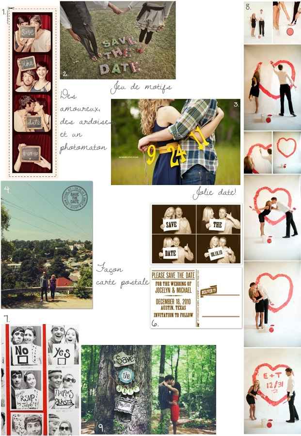 Idee save the date 