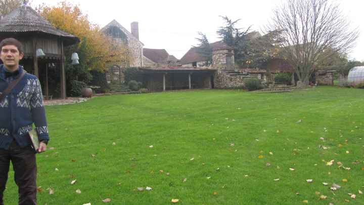 Lieux qui acceuillera le vins dhonneur avec des tonelles