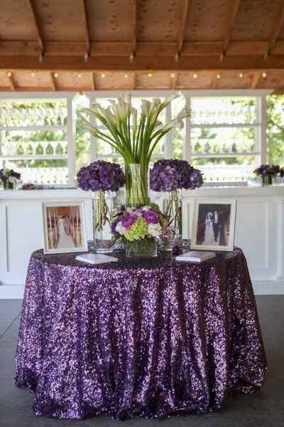 Idée pour la table de l'urne 