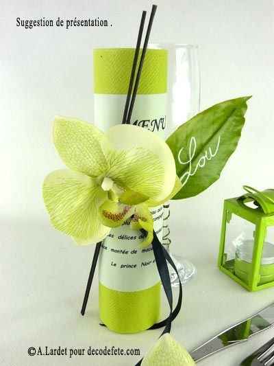 Menu orchidee - 1