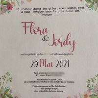 Faire-part maison / premier test - 1