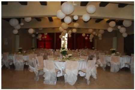 Salle du château décorée!