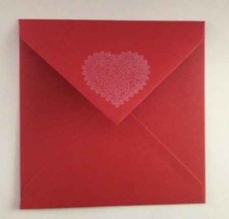 Arrière de l'enveloppe