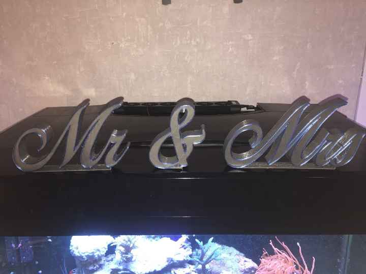 Dernier diy réalisé.... Mr & Mrs - 1