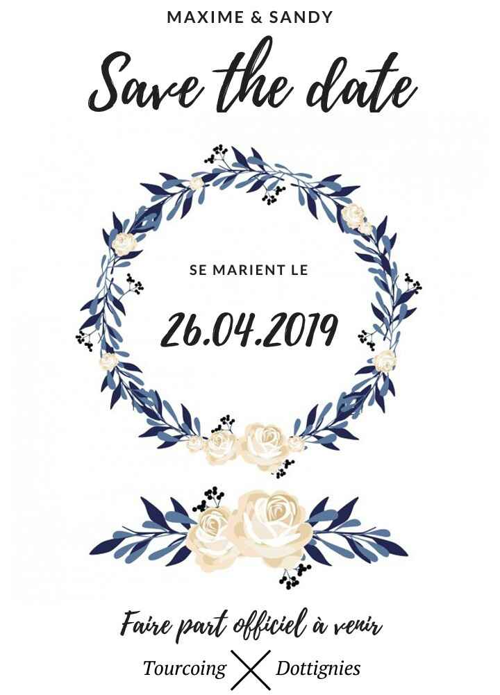  Save the date - 1