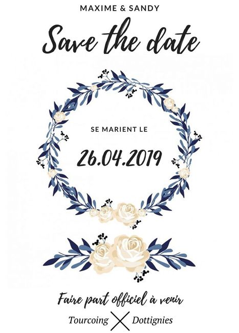  Save the date - 1
