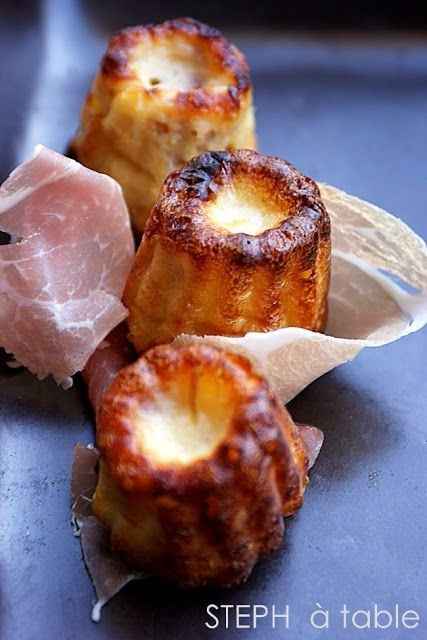Mini canelé jambon fumé / comté