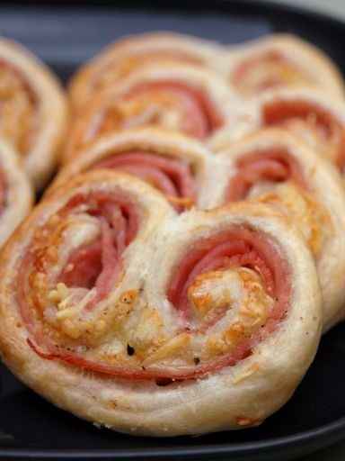Palmiers jambon cru / comté