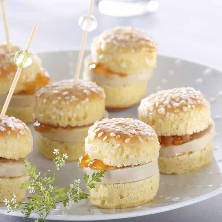 Mini burger au foie gras (chez Flunch)