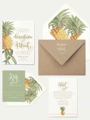 Faire part tropical 2
