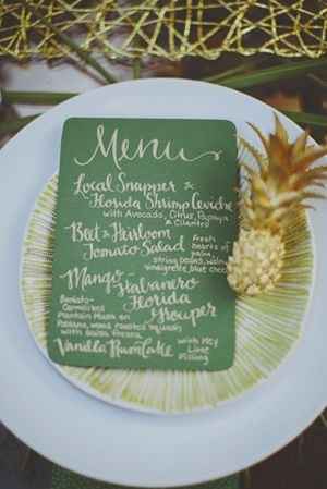 Idees de menu tropical