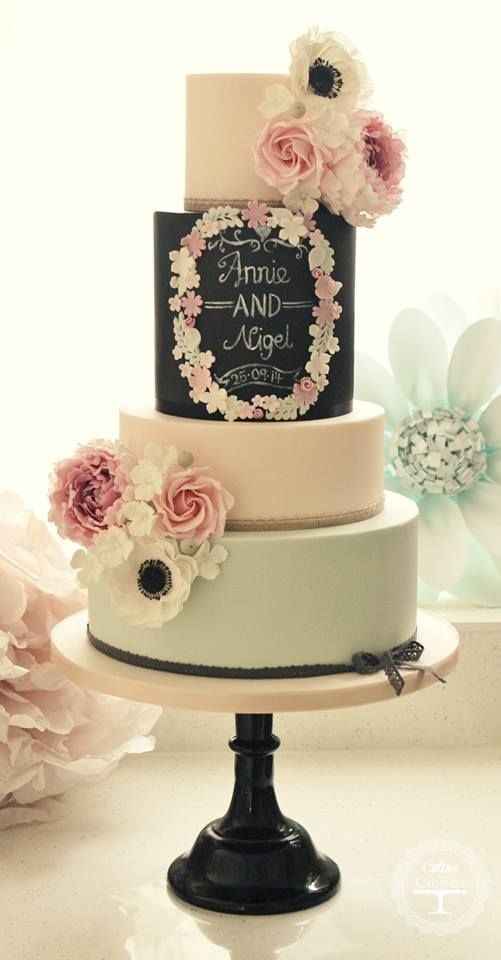 Wedding cake ardoise 1
