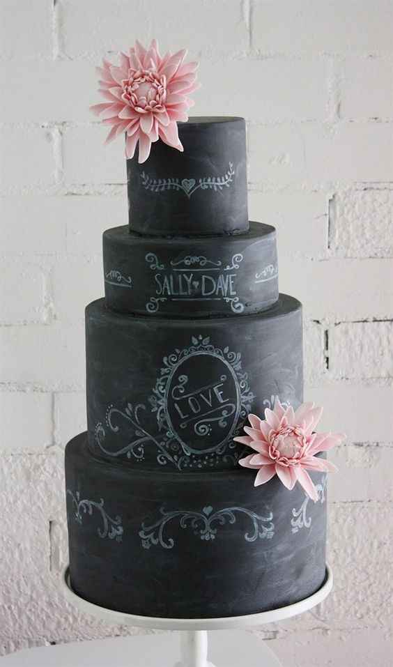 Wedding cake ardoise 2