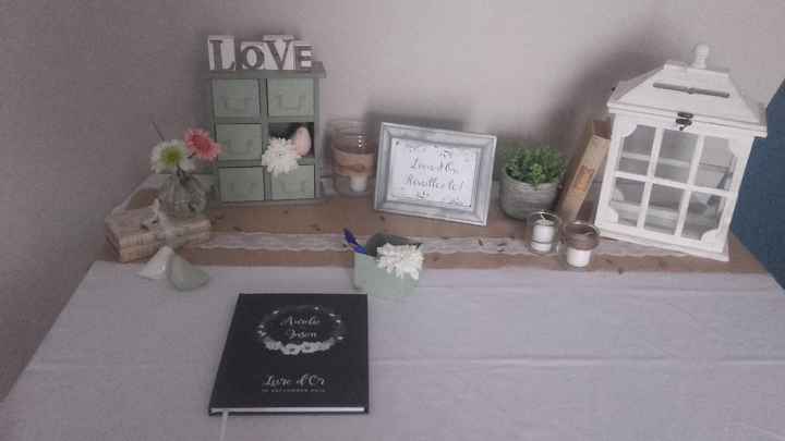 Table livre d'or