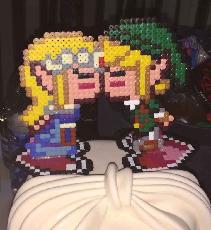 Le cake topper de notre Wedding Cake 