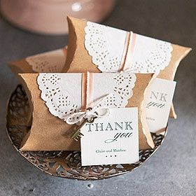Idées contenants pour cadeaux invités