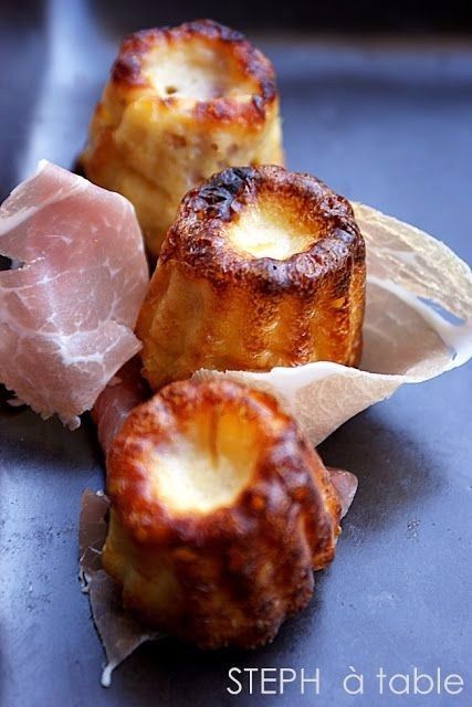 Mini canelé jambon fumé / comté