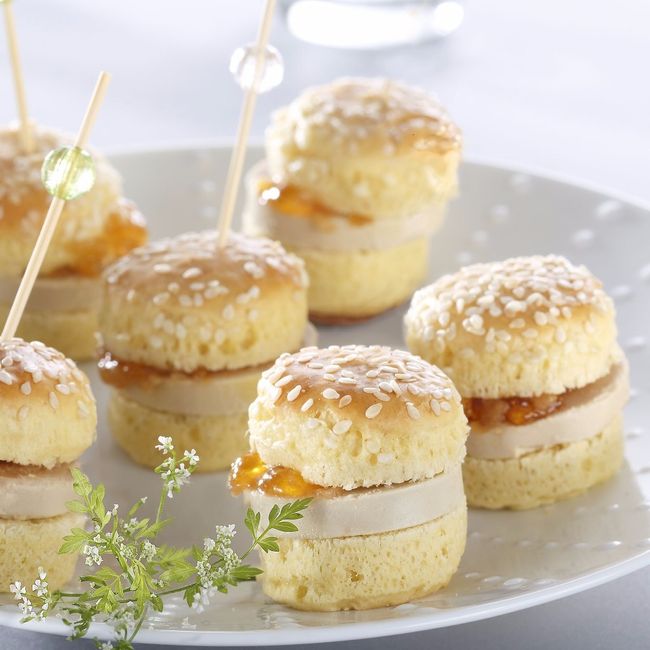 Mini burger au foie gras (chez Flunch)