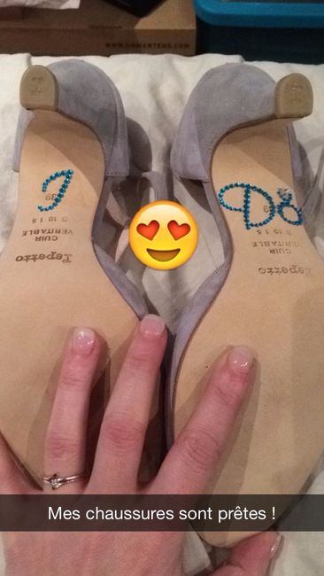 Mes stickers sous mes chaussures