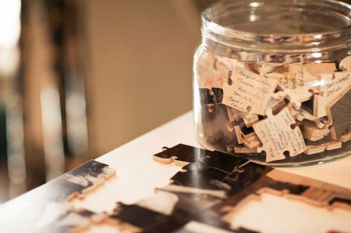 Idée livre d'or puzzle