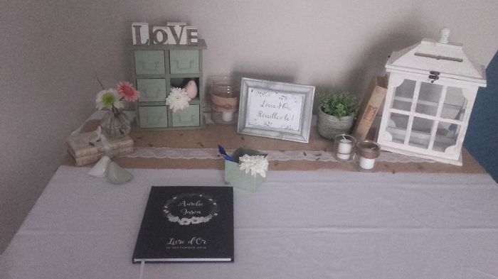 Table livre d'or