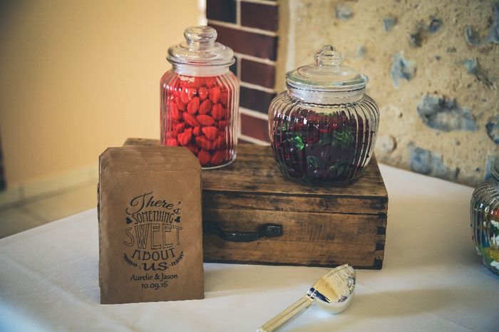 Mon candy bar chic et champetre