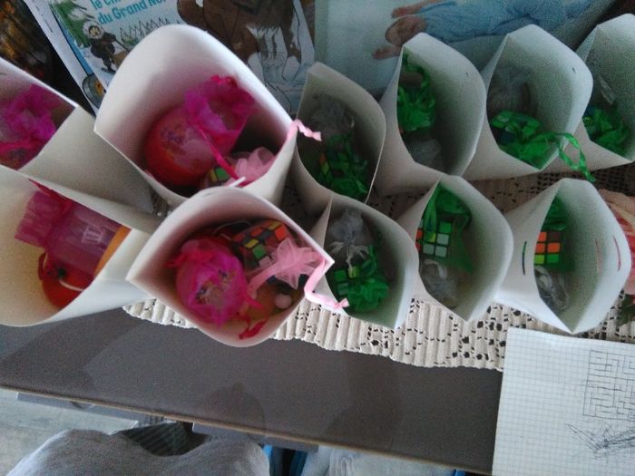 Les ballotins de cadeaux pour les enfants