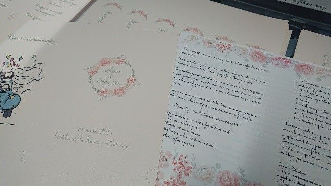 Les livrets avant assemblage
